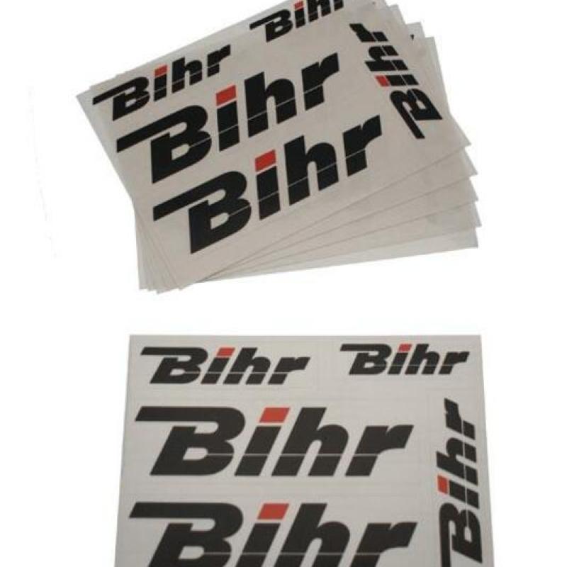 BIHR 980211 : Hoja de Adhesivos BIHR Negro