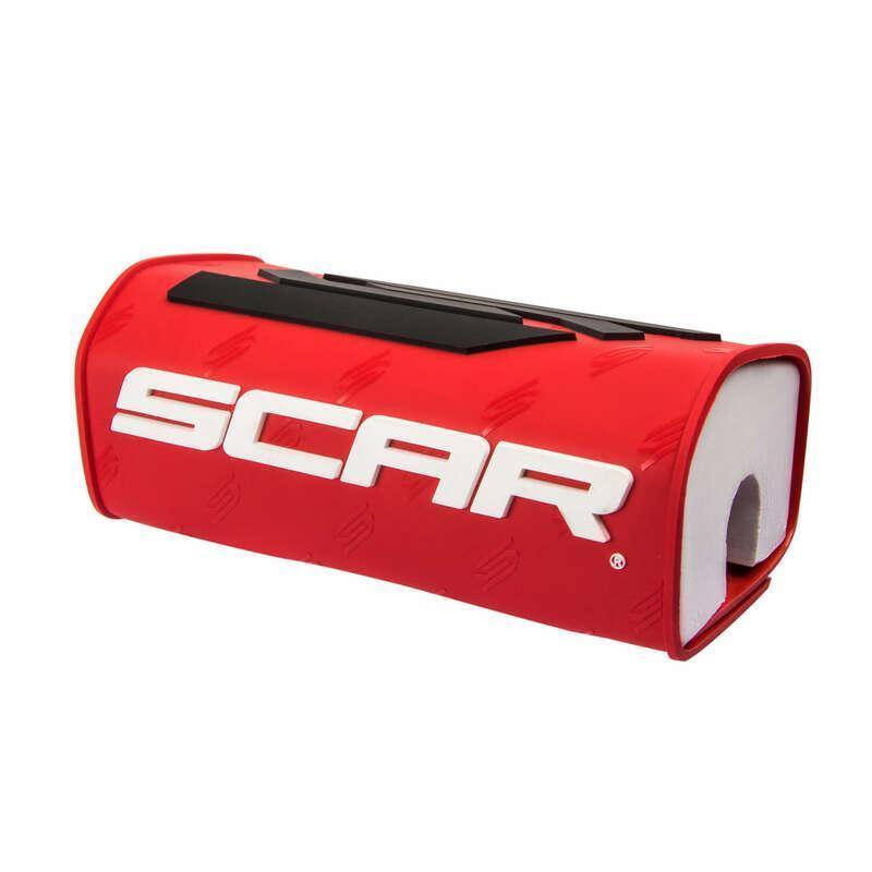 SCAR SMSOR : Protecto/Morcilla manillar sin barra SCAR 3D rojo SMSOR