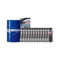 LIQUI MOLY  : Pack bidón de aceite 60L LIQUI MOLY - 10W40 HC sintético + 12 antifricciones MoS2 125ml