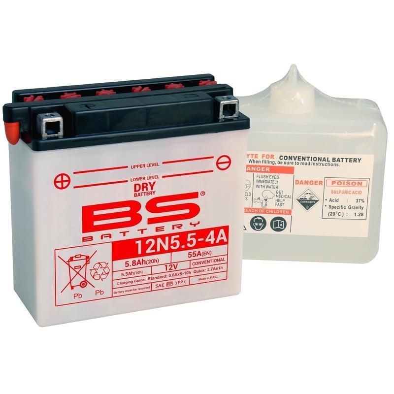 BS BATTERY 310530 : Batería BS BATTERY 12N5.5-4A