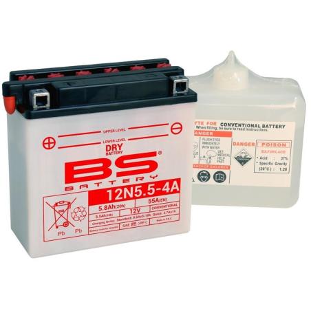 BS BATTERY 310530 : Batería BS BATTERY 12N5.5-4A