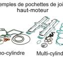 CENTAURO 933A024TP : Kit de juntas parte alta GSF650 BANDIT '07-10, GSX650F 08-10 933A024TP