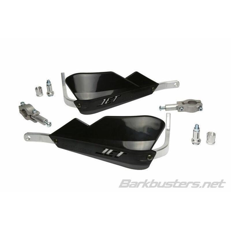 BARKBUSTERS JET-001-00-BK : Kit de paramanos Barkbusters JET abierto Ø22 universal Color negro