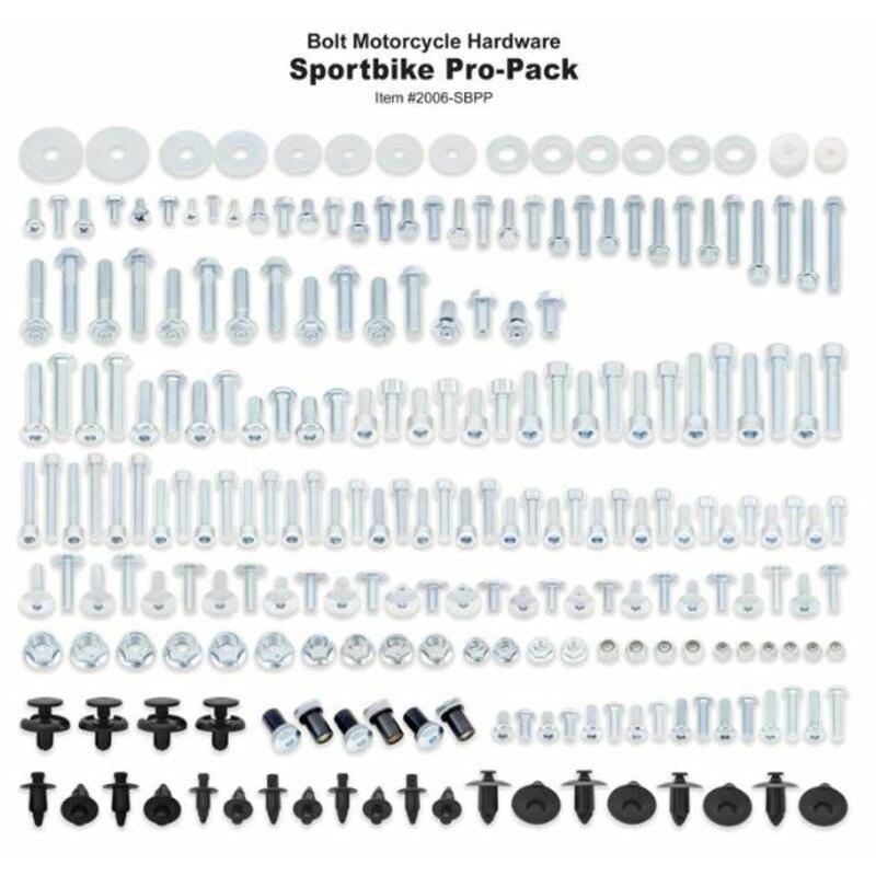 BOLT 2006-SBPP : Pack de tornillería Bolt motos deportivas HONDA-KAW-SUZ-YAM