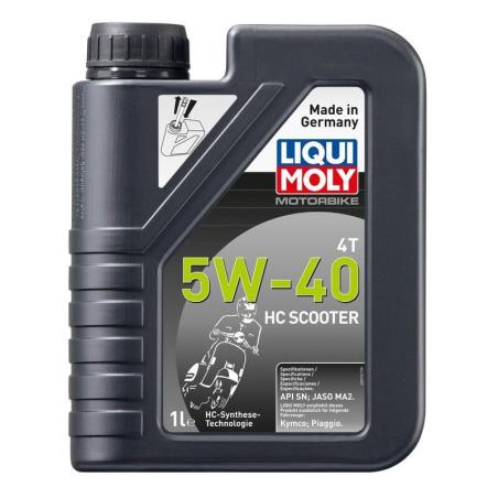 LIQUI MOLY 20829 : Bote 1L aceite Liqui Moly HC sintético 5W-40 Scooter