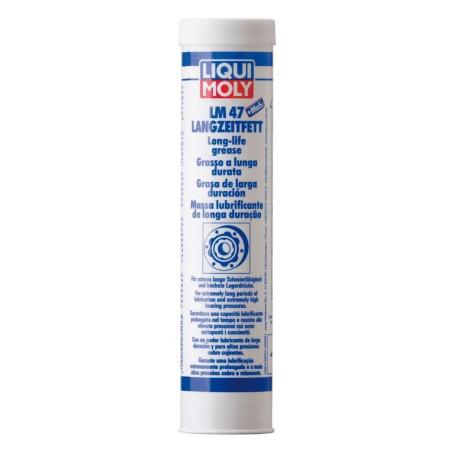 LIQUI MOLY 3520 : Cartucho 400g de grasa de larga duración Liqui Moly LM 47 +MOS2