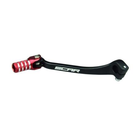 SCAR GSL121 : Pedal cambio SCAR rojo Honda CRF450R/RX