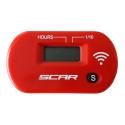 SCAR SWHMR : Cuenta horas inalambrico SCAR rojo SWHMR