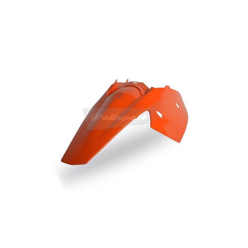 POLISPORT 8561300002 : Guardabarros trasero + paneles laterales Polisport Naranja KTM