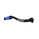 SCAR GSL407 : Pedal cambio SCAR negro mate Puntera azul Yamaha YZ250F