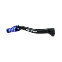 SCAR GSL212 : Pedal cambio SCAR negro mate Puntera azul Kawasaki KX450F