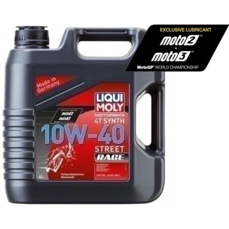 LIQUI MOLY 20754 : Garrafa 4L aceite Liqui Moly 100% sintético 10W-40 Street Race