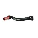 SCAR GSL101 : Pedal cambio SCAR negro mate Puntera roja Honda CR125R