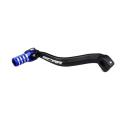 SCAR GSL207 : Pedal cambio SCAR negro mate Puntera azul Kawasaki KX85