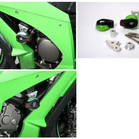 LSL 550K136.1 : Kit montaje protectores de carenado ZX-10R ´11- LSL 550K136.1