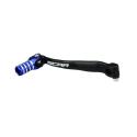 SCAR GSL408 : Pedal cambio SCAR negro mate Puntera azul Yamaha YZ85