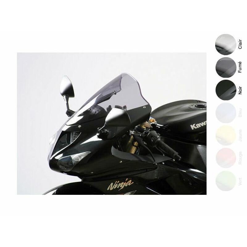 MRA 4025066095445 : Pantalla MRA Racing transparente, Kawasaki ZX 636/ZX6R 05-07 ZX10R 06-