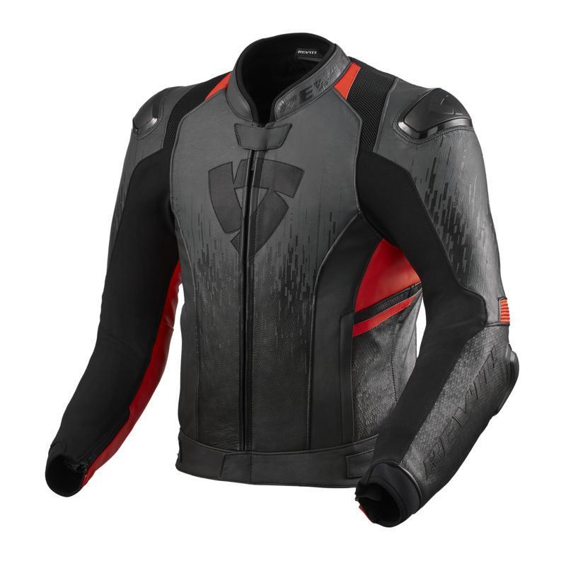 Chaqueta Quantum 2 Antracita-Rojo Fluor REVIT