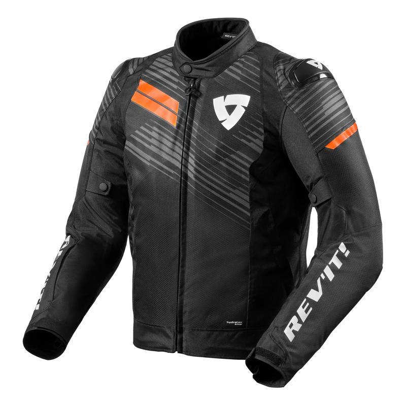 Chaqueta Apex H2O Negro-Fluor Naranja REVIT