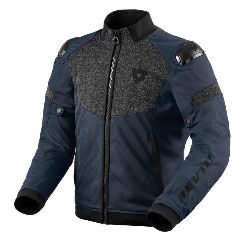 Chaqueta Action H2O Negro-Azul Oscuro REVIT