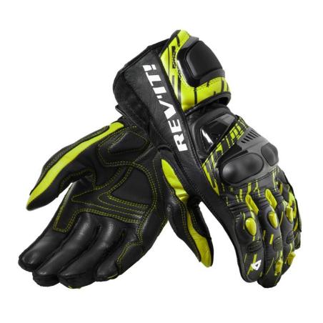 Guante Quantum 2 Amarillo Fluor-Negro REVIT