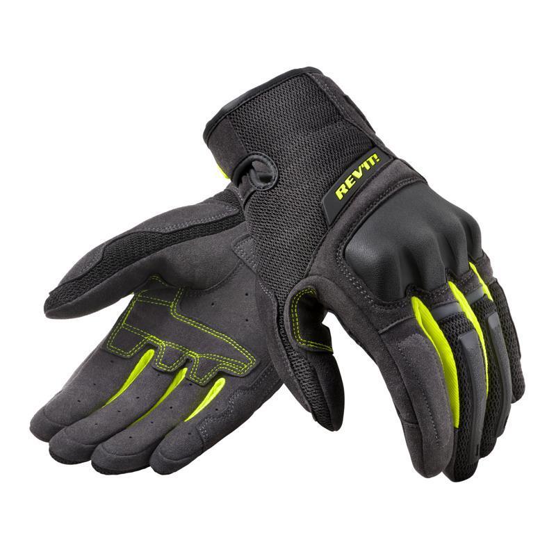 Guante Volcano Negro-Amarillo Fluor REVIT