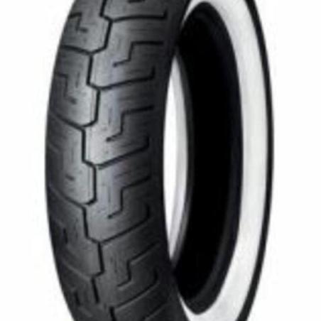 DUNLOP 630191 : Neumático DUNLOP D401F WWW (HARLEY-D) Banda blanca ancha 100/90-19 M/C 57H TL