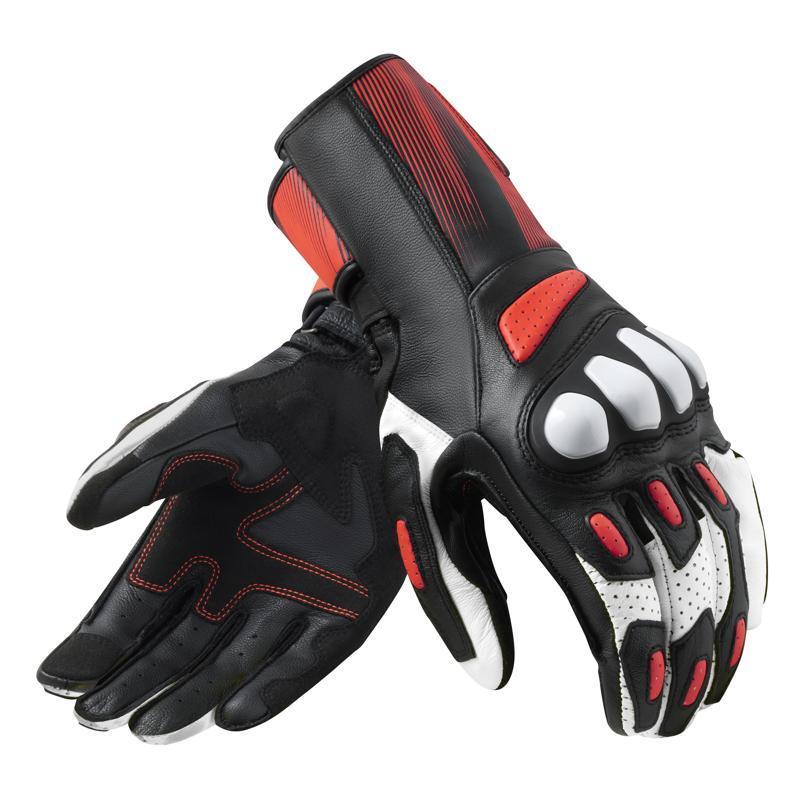 Guante Metis 2 Negro-Rojo Fluor REVIT