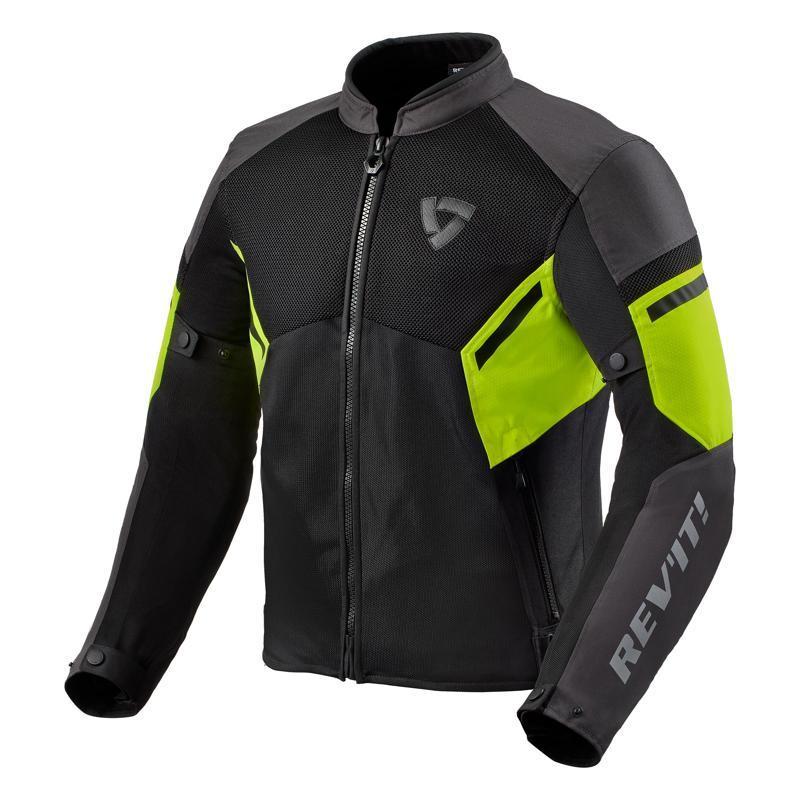 Chaqueta GT-R Air 3 Negro-Amarillo Fluor REVIT