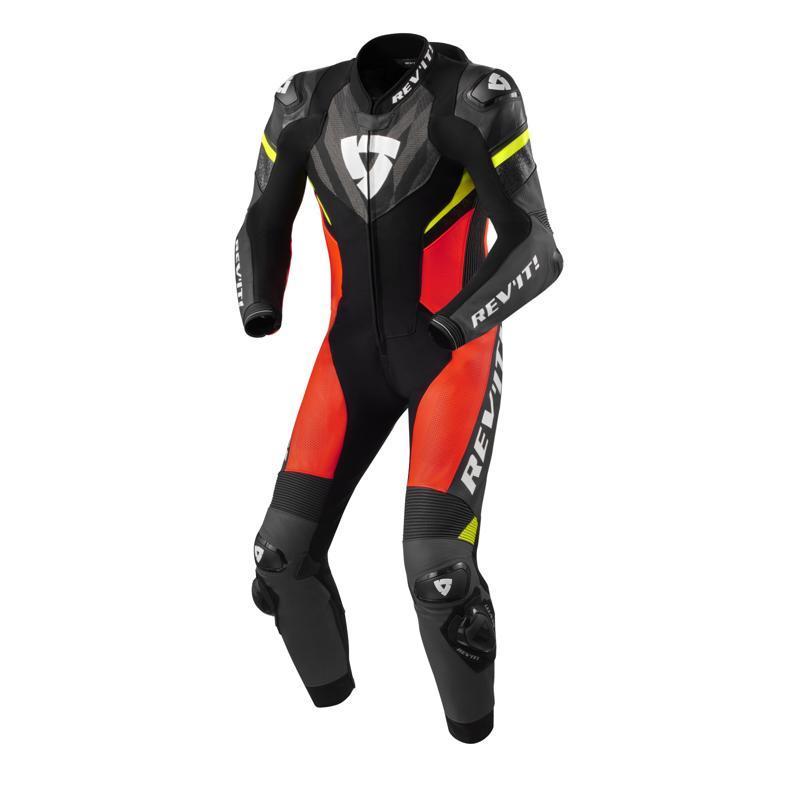 Monos de Cuero Hyperspeed 2 Negro-Rojo F REVIT