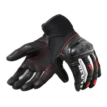 Guante Metric Negro-Rojo Fluor REVIT