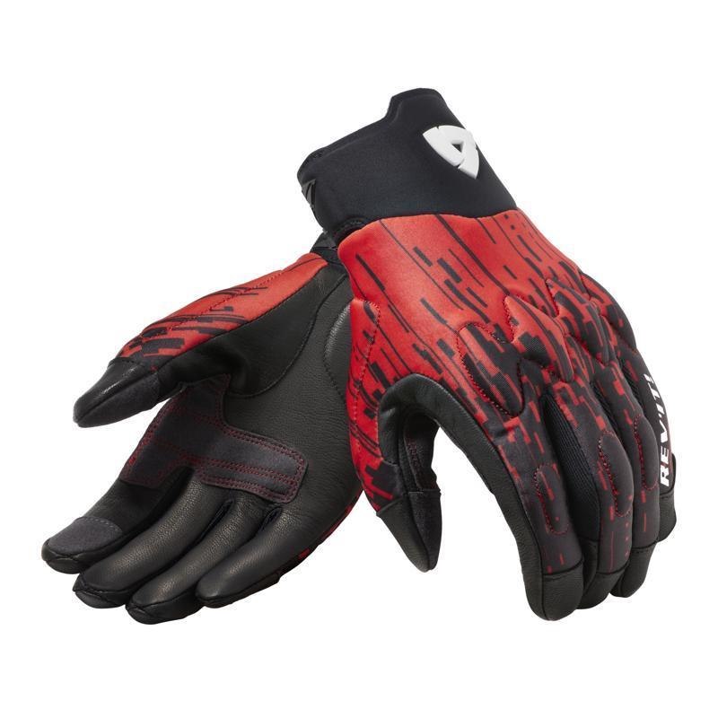 Guante Spectrum Negro-Rojo Fluor REVIT