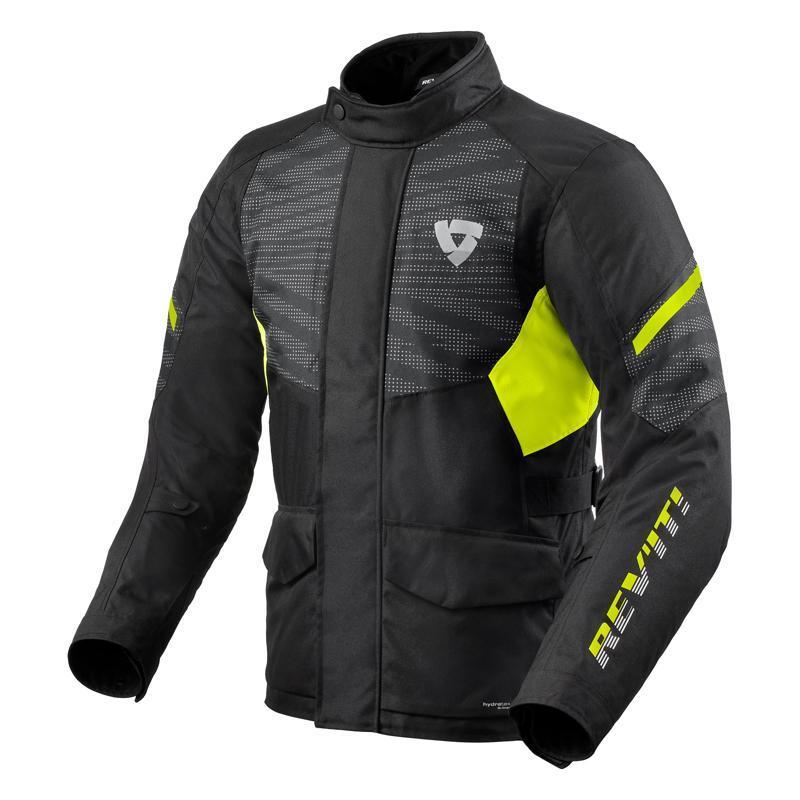 Chaqueta Duke H2O Negro-Amarillo Fluor REVIT