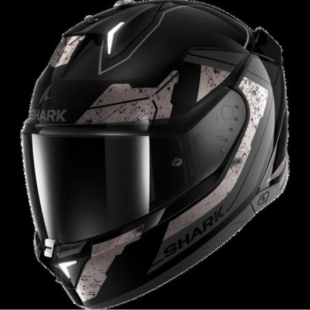 CASCO SHARK SKWAL i3 RHAD   NEGRO CROMAD