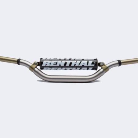 RENTHAL 994-01-TG-02-185 : Manillar Renthal Twinwall KTM high titanio con protector negro 994-01-TG-02-185