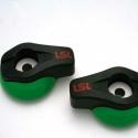 LSL 550-002GR : Protectores de carenado verde LSL 550-002GR