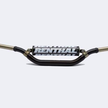 RENTHAL 998-01-BK-02-185 : Manillar Renthal Twinwall Reed/Windham negro con protector negro 998-01-BK-02-185