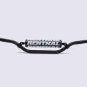 RENTHAL 664-04-BK-01-185 : Manillar Renthal enduro medio negro con protector negro 664-04-BK-01-185