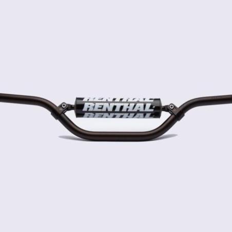 RENTHAL 797-01-BK-08-219 : Manillar Renthal pitbike 50cc negro con protector negro 797-01-BK-08-219