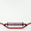 RENTHAL 971-08-RD-01-185 : Manillar Renthal motocross Carmichel rojo con protector negro 971-08-RD-01-185