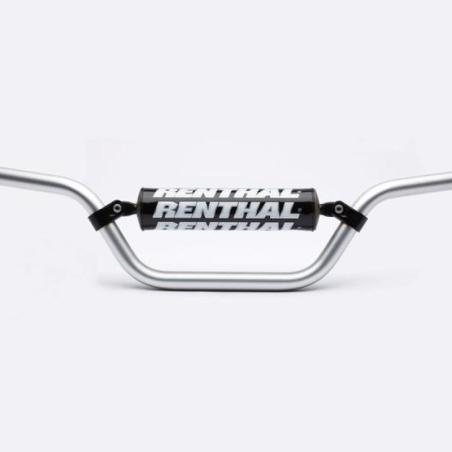 RENTHAL 787-01-SI-03-219 : Manillar Renthal quad TRX LTZ plata con protector negro 787-01-SI-03-219