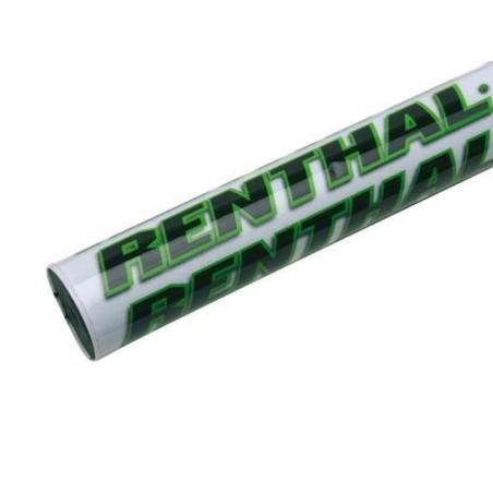 RENTHAL P269 : Protector/Morcilla barra superior de manillar RENTHAL blanco/verde 205mm P269