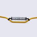 RENTHAL 693-01-GO-01-185 : Manillar Renthal 693 Classic Enduro 22,2 oro con protector negro