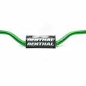 RENTHAL 604-01-GN : Manillar Renthal Fatbar Carmichael verde con protector negro 604-01-GN