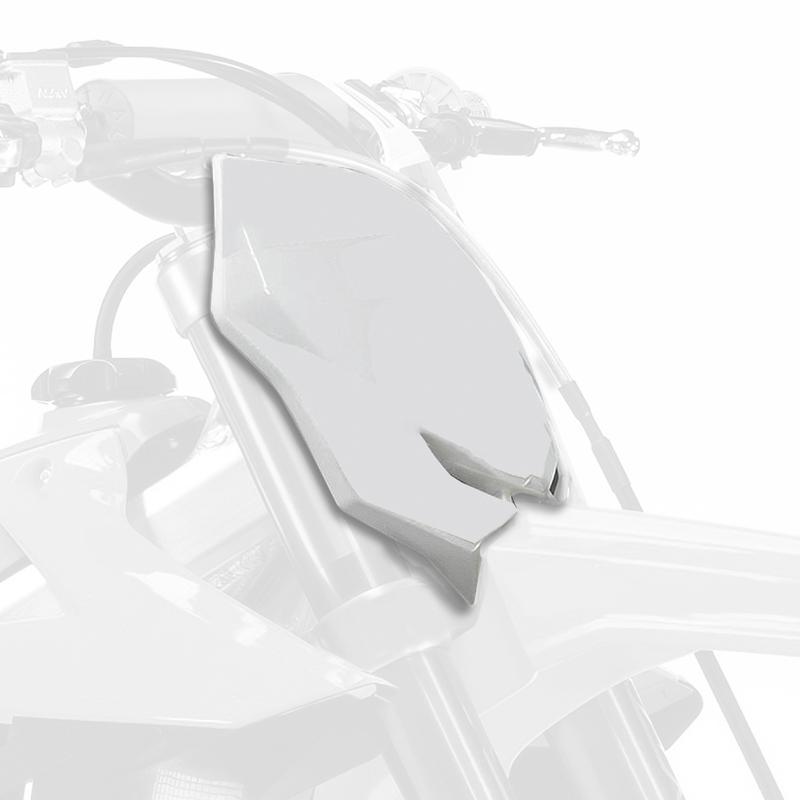 POLISPORT 8666100002 : POLISPORT Front Number Plate White Suzuki RM-Z450