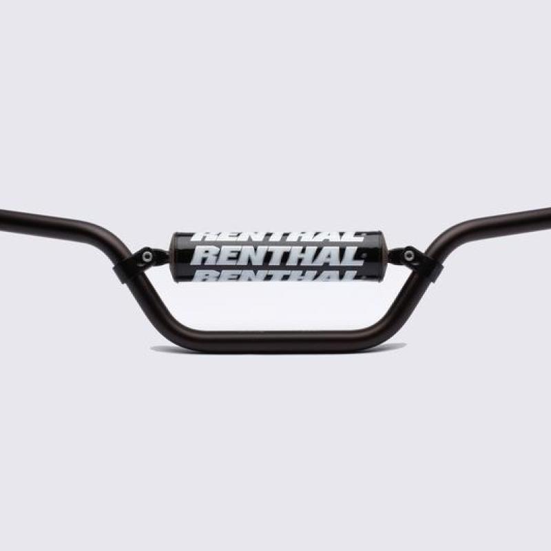 RENTHAL 677-01-BK-03-219 : Manillar Renthal quad medio negro con protector negro 677-01-BK-03-219