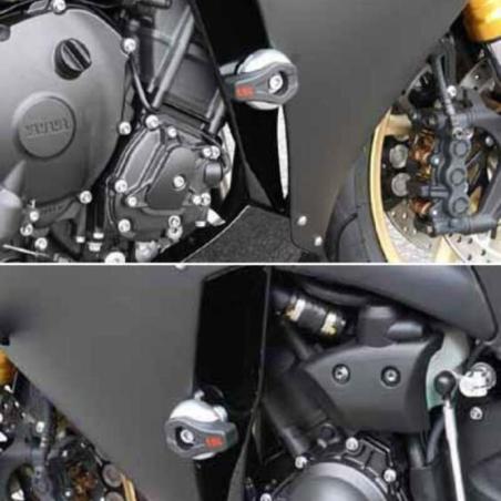 LSL 550Y120.1 : Kit montaje protectores de carenado YZF-R1 '09-> LSL 550Y120.1