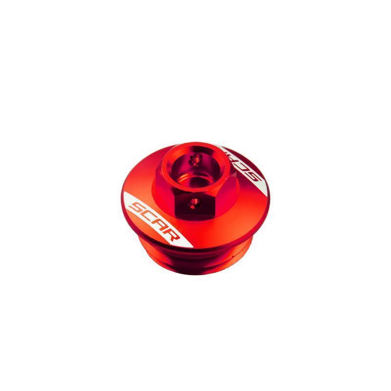 SCAR OFP100R : SCAR Oil Pan Cap Red