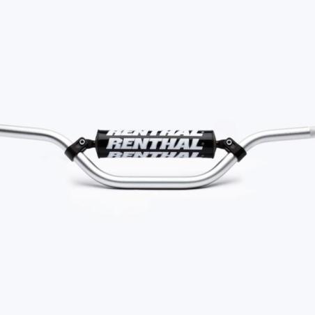 RENTHAL 780-01-SI-03-219 : Manillar Renthal minicross KX plata con protector negro 780-01-SI-03-219