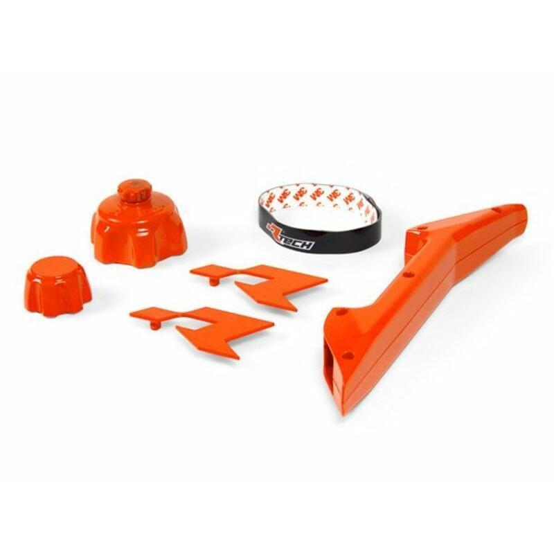 RACETECH R-GASCANACAR0 : Kit accesorios lata de combustible RACETECH Orange